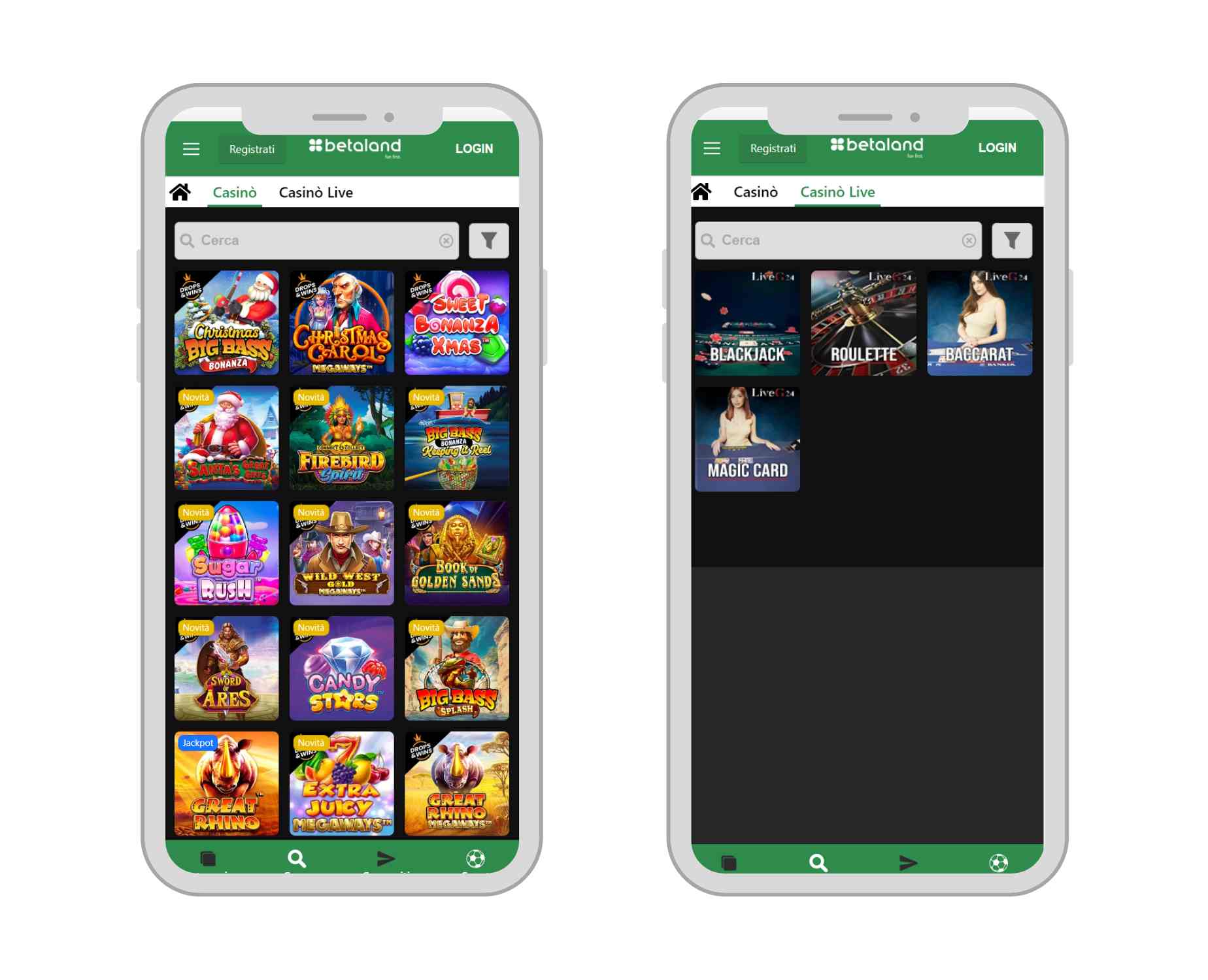 App Betaland mobile — Android e iOS ADM n. 15238
